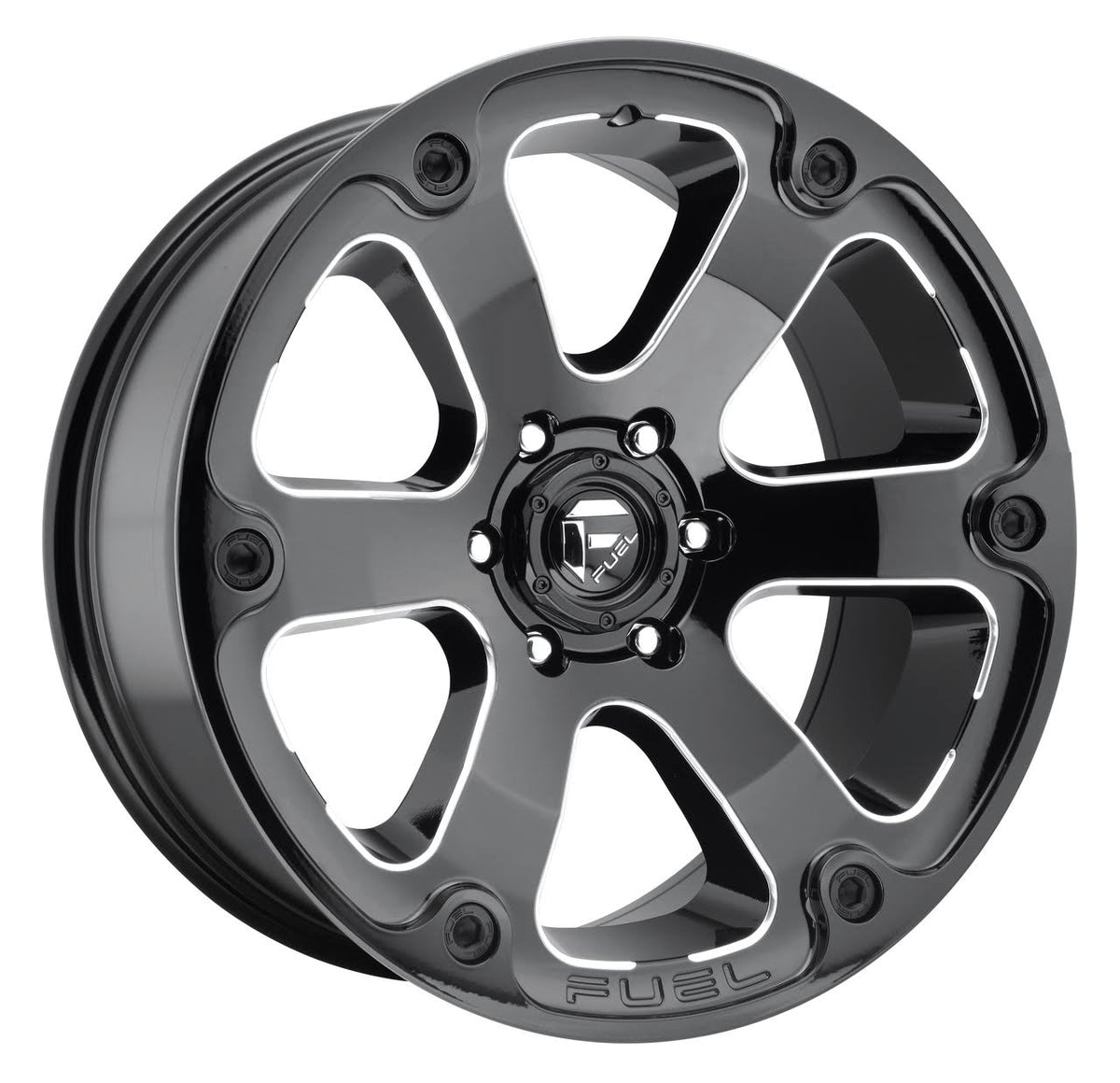 Gloss Black Milled 18x9 6x5.5 -12mm Wheel B518847