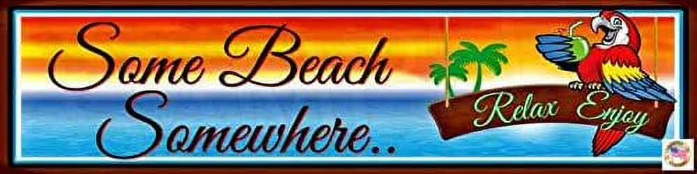 Mini Street Sign 3"X12" All Weather Metal Bar Sign D9923