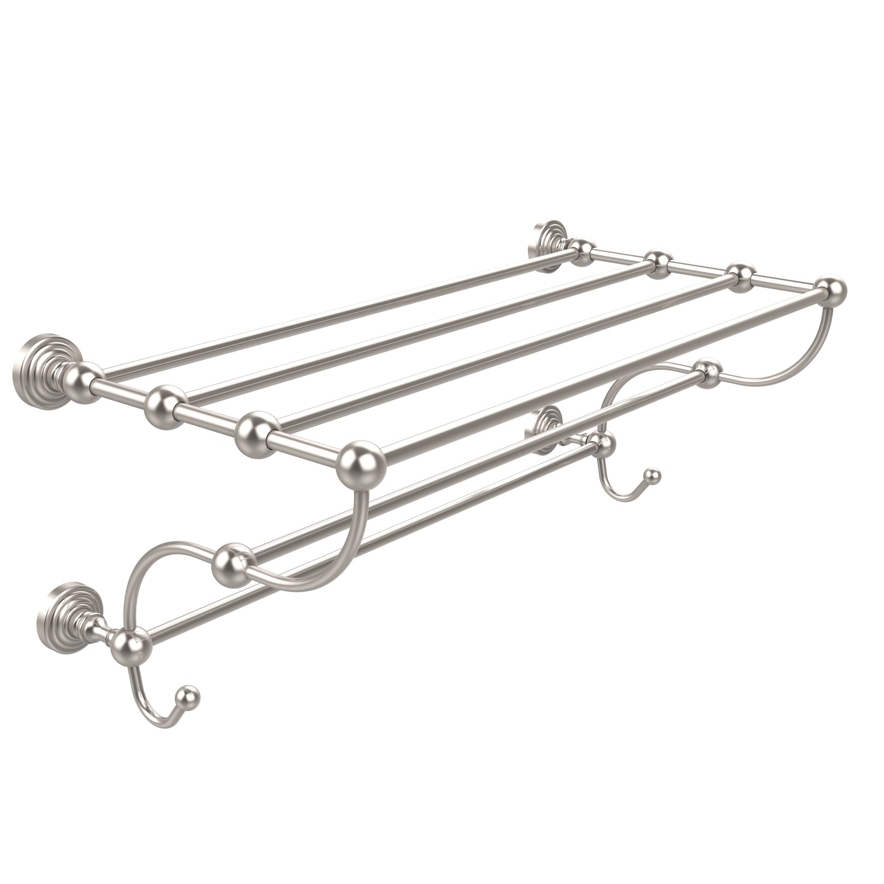 Satin Chrome Train Rack Towel Shelf Q33925