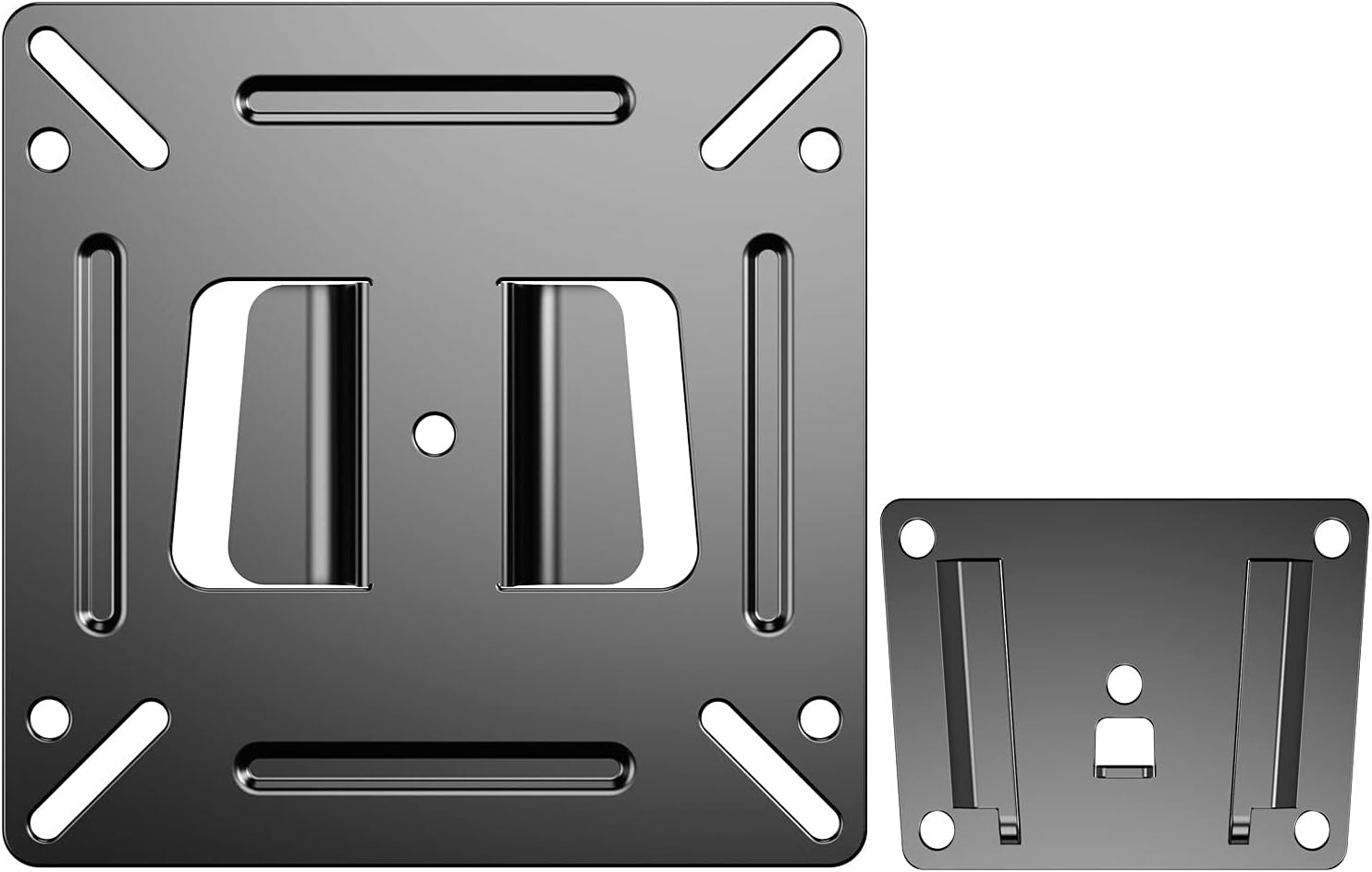 Monitor Mount Low Profile Fixed Wall Bracket for 14-24 Inch TVs, VESA 100x100mm, Pack of 2 J723336