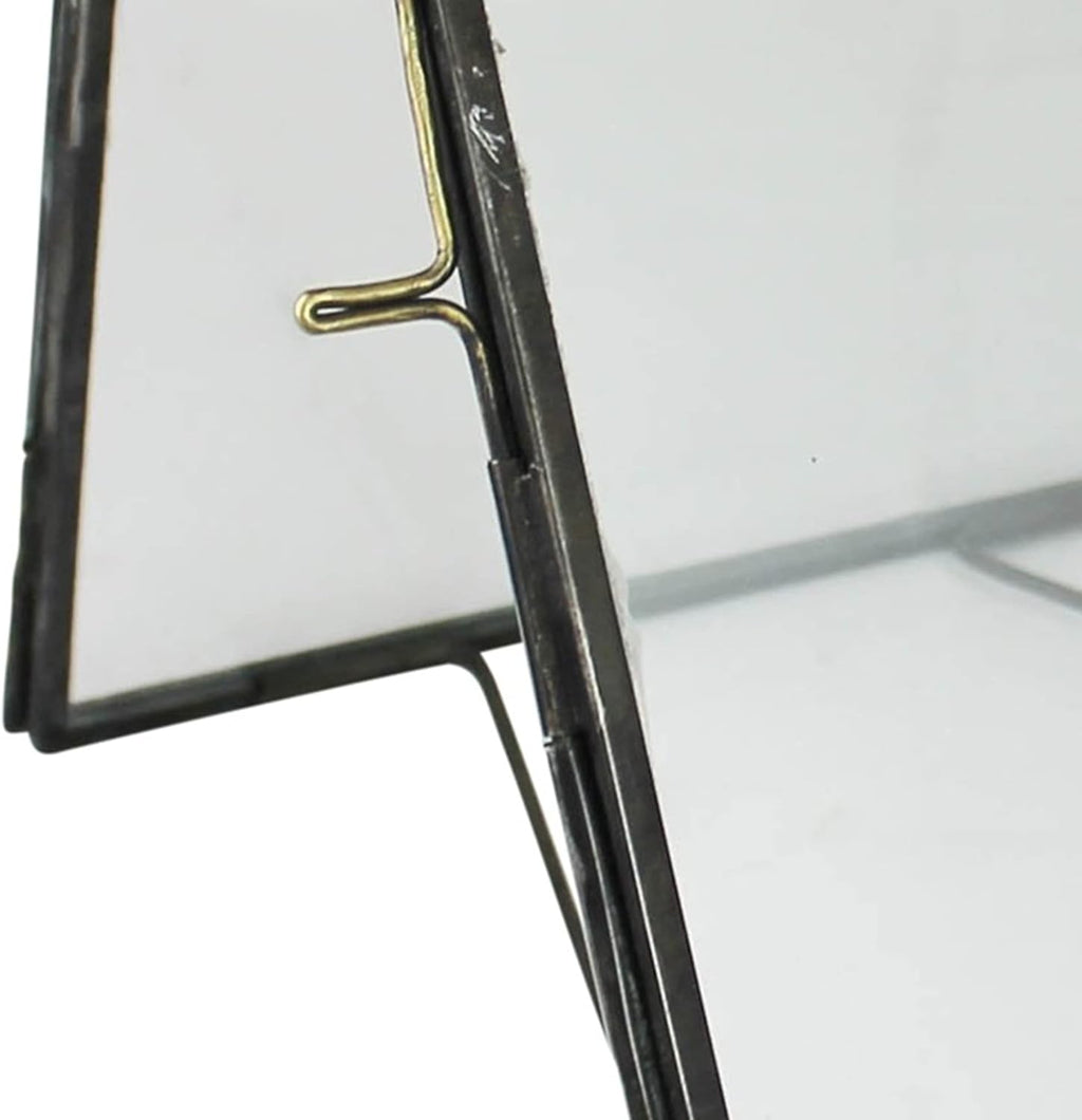 Black Dual Photo Frame with Metal Encasing A985832