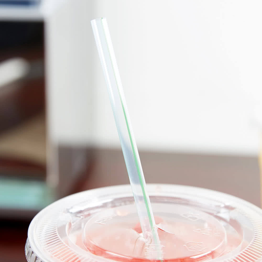 7.75x22 Clear Straw, 9,600-ct. Case B759