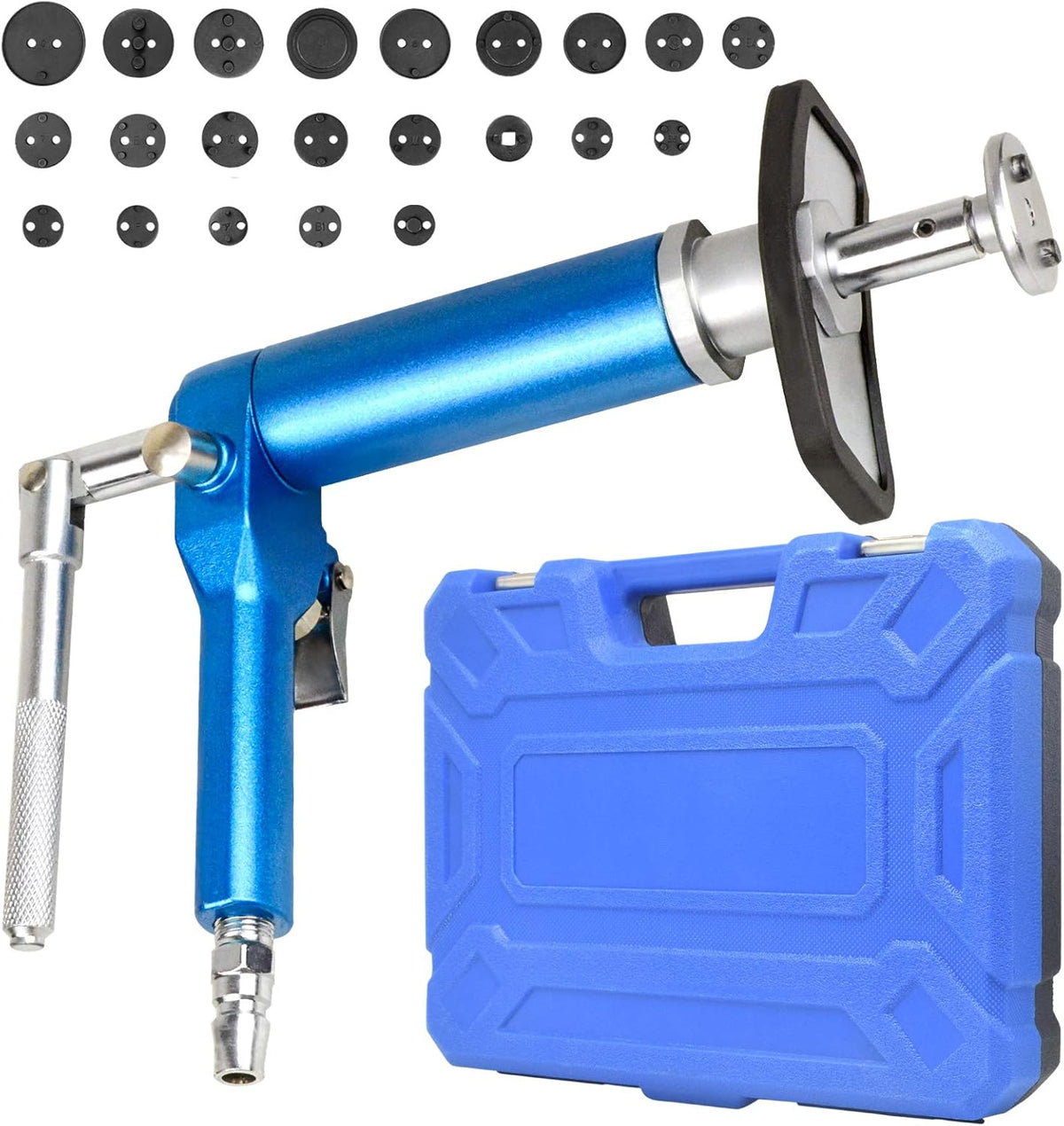 23PCS Air Powered Brake Caliper Wind Back Tool Kit with Adapters W873620