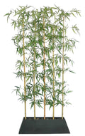 8-ft Tall Silk Bamboo Tree Screen U3651