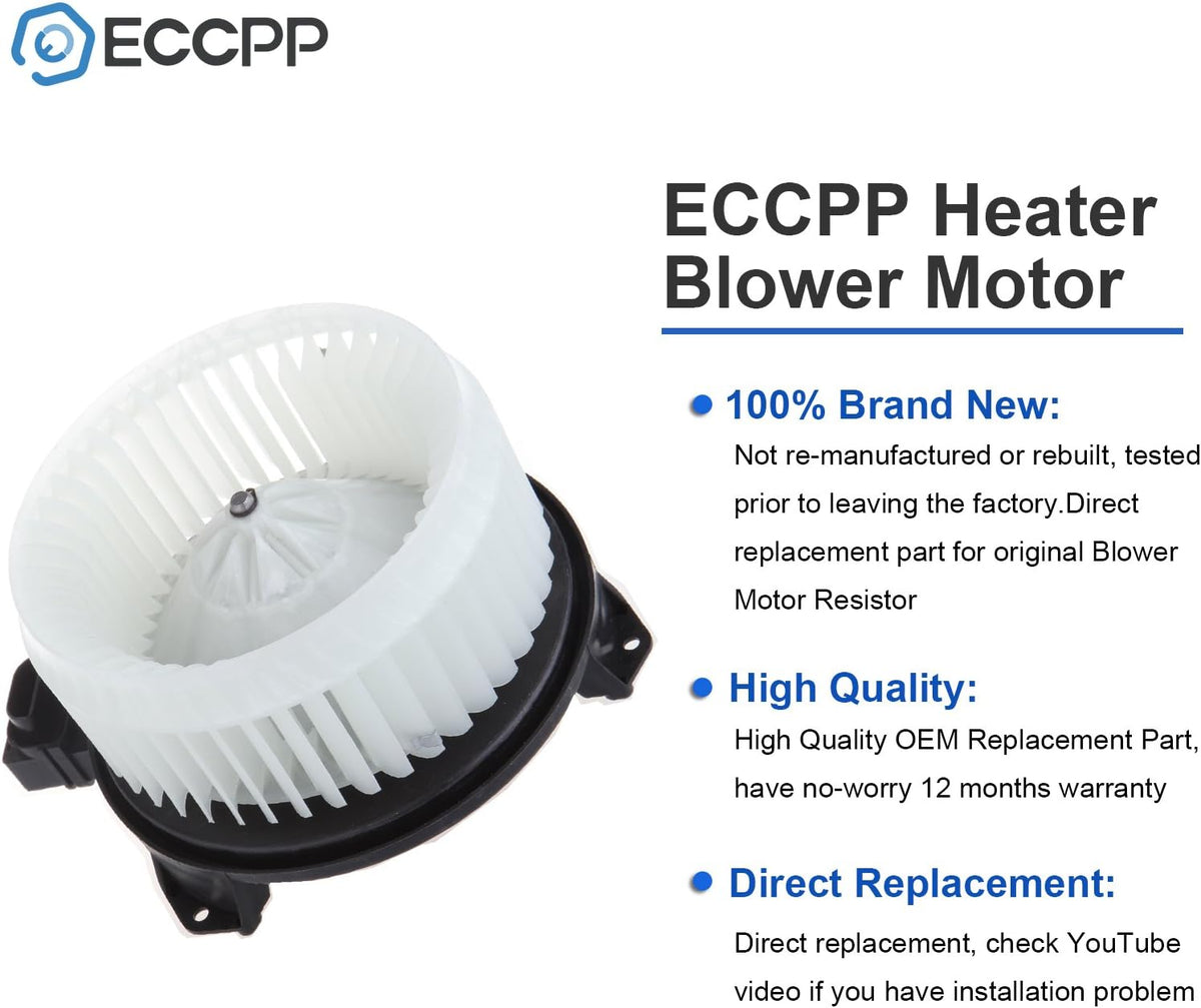 HVAC Plastic Heater Blower Motor with Fan Cage Replacement C623964