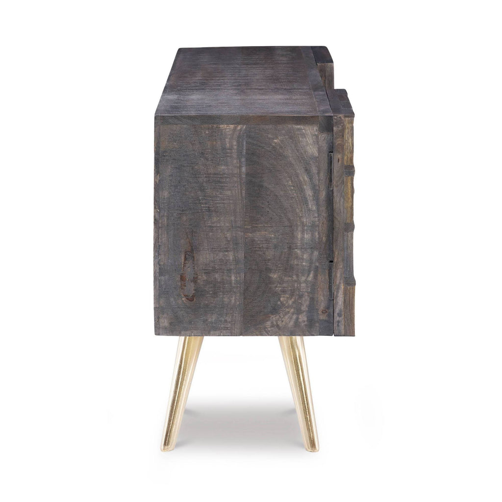 Brown Media Cabinet W635