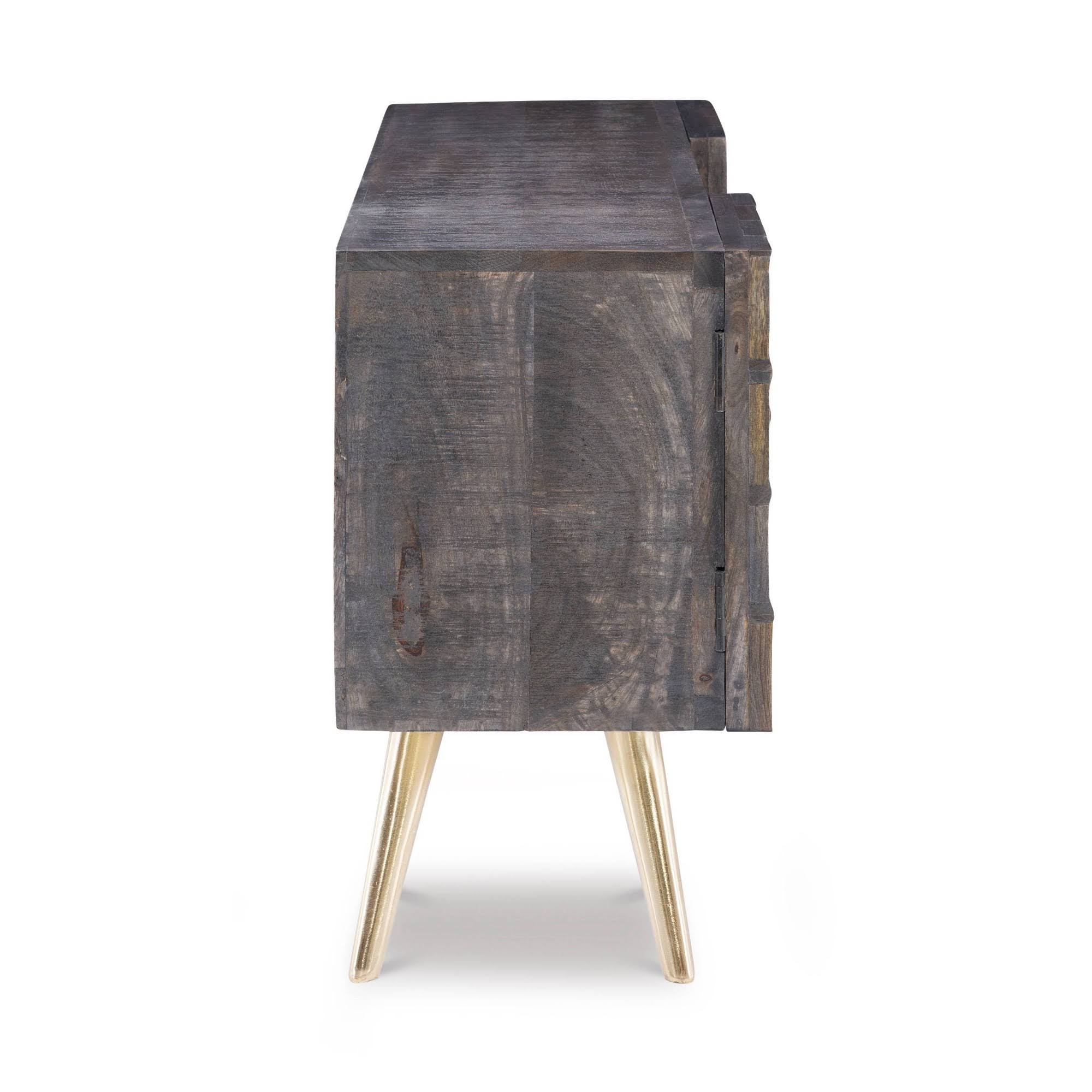 Brown Media Cabinet W635