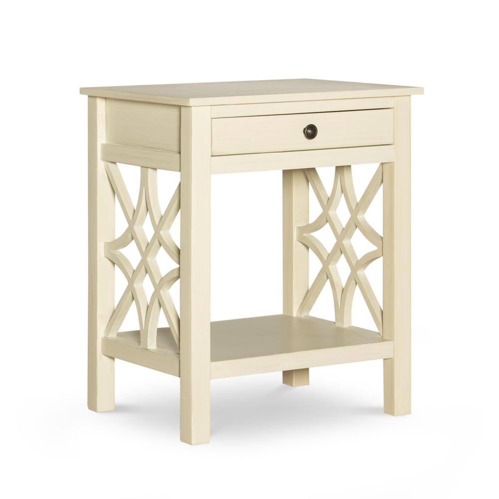 Antique White End Table E4881