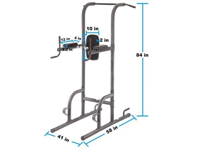 Power Tower with Dip Station Pull Up Bar Q67941