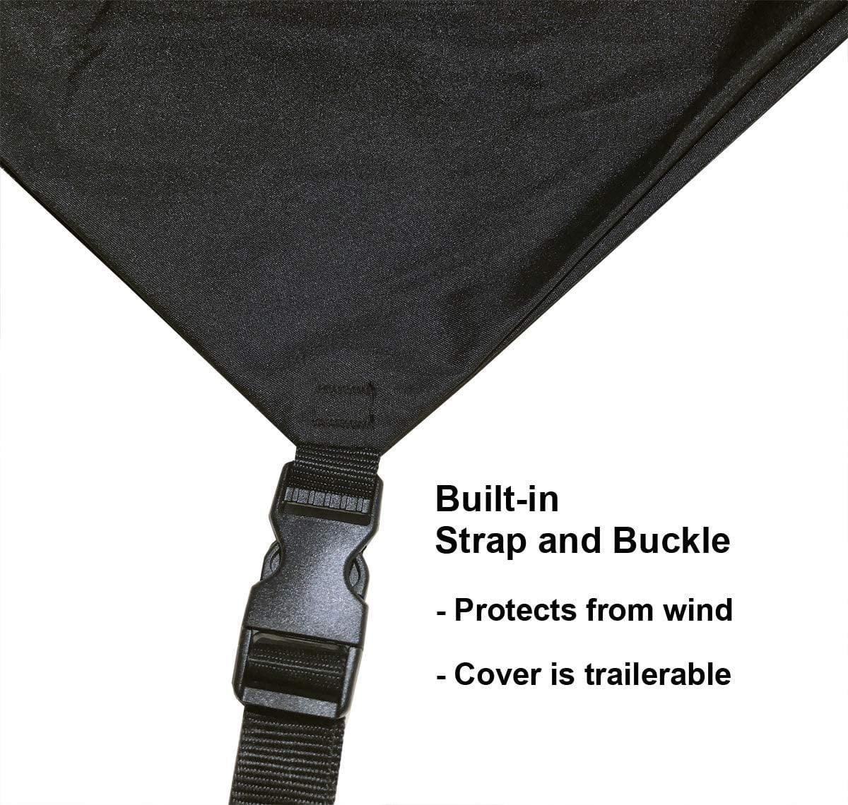 Snowmobile Cover with Built-in Securing Straps B34535