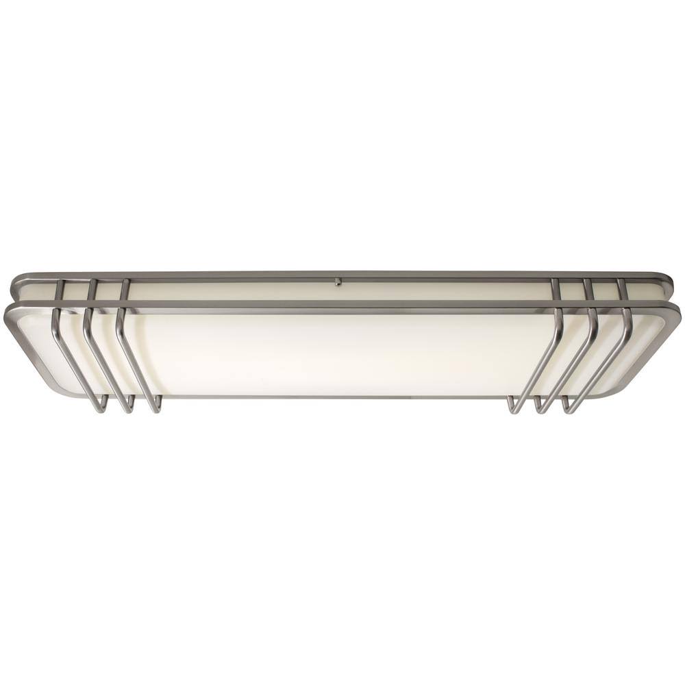Brushed Nickel Integrated LED Ceiling Flush Mount S41555