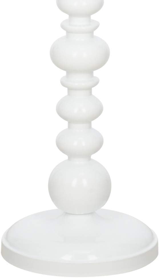 Glossy White Wood-Look Floor Lamp G633171