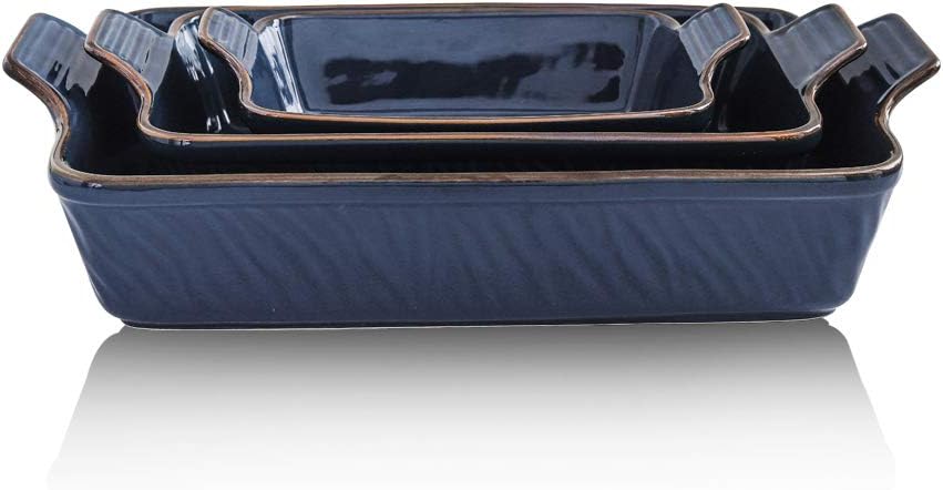 Ceramic Baking Dish Set, 3 Piece, 9 x 13 Inches P702468