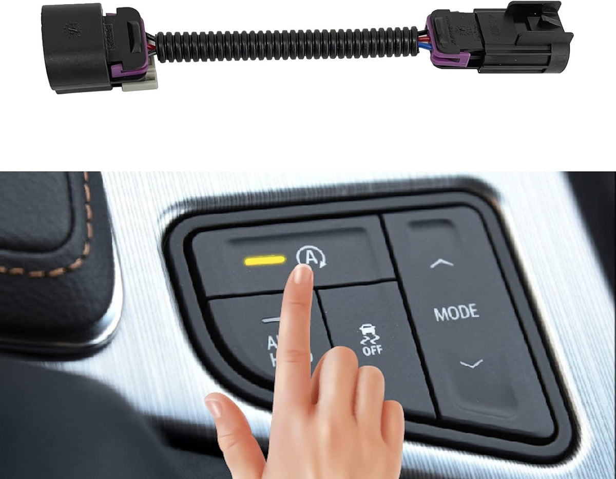 Pack of 2 Small Plug Auto Start Stop Disabler for Chevy Equinox Malibu Cruze Cadillac CT6 XT4 XT5 XT6 Buick Enclave R5691