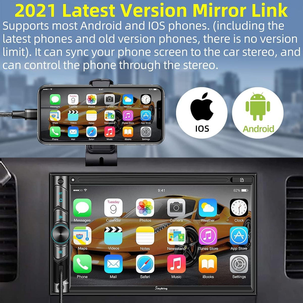 7" Capacitive Touchscreen Car Stereo with Bluetooth 5.0 L651