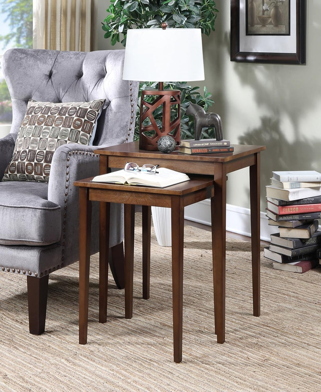 Nesting End Tables, Espresso E267082