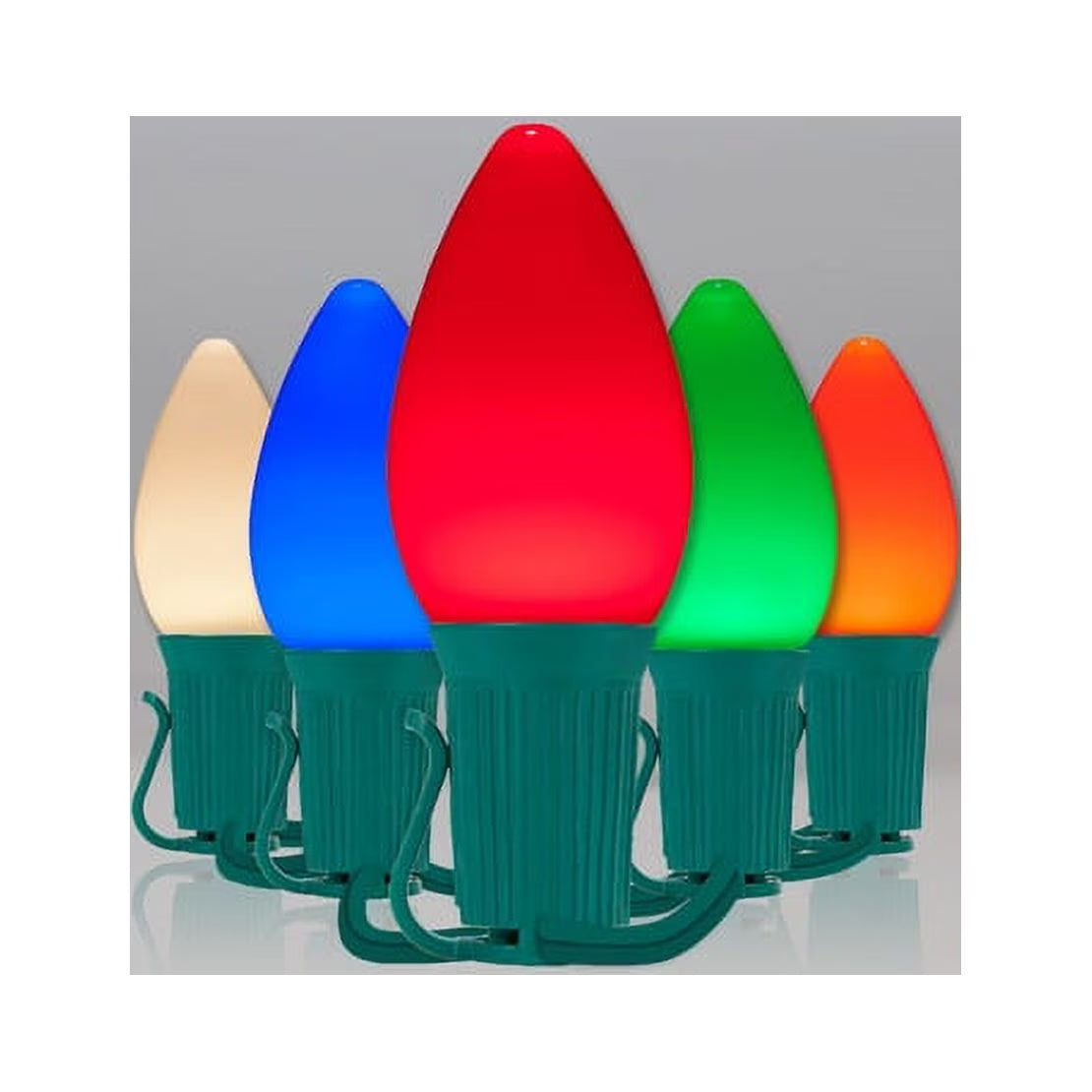 25ft LED C7 Multicolor Christmas Lights C5605
