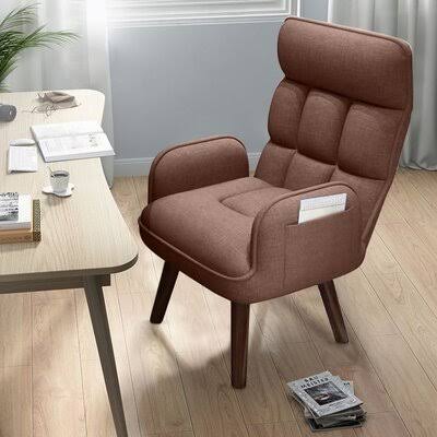 Dark Blue Fabric Single Sofa Chair X43103