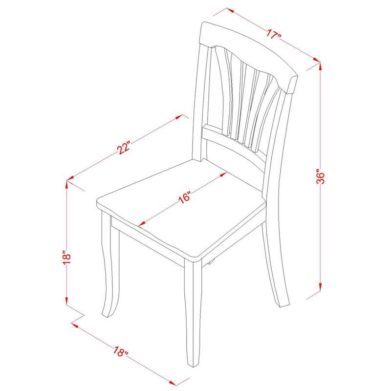 3PC Round 36 inch Table and 2 Chairs N810