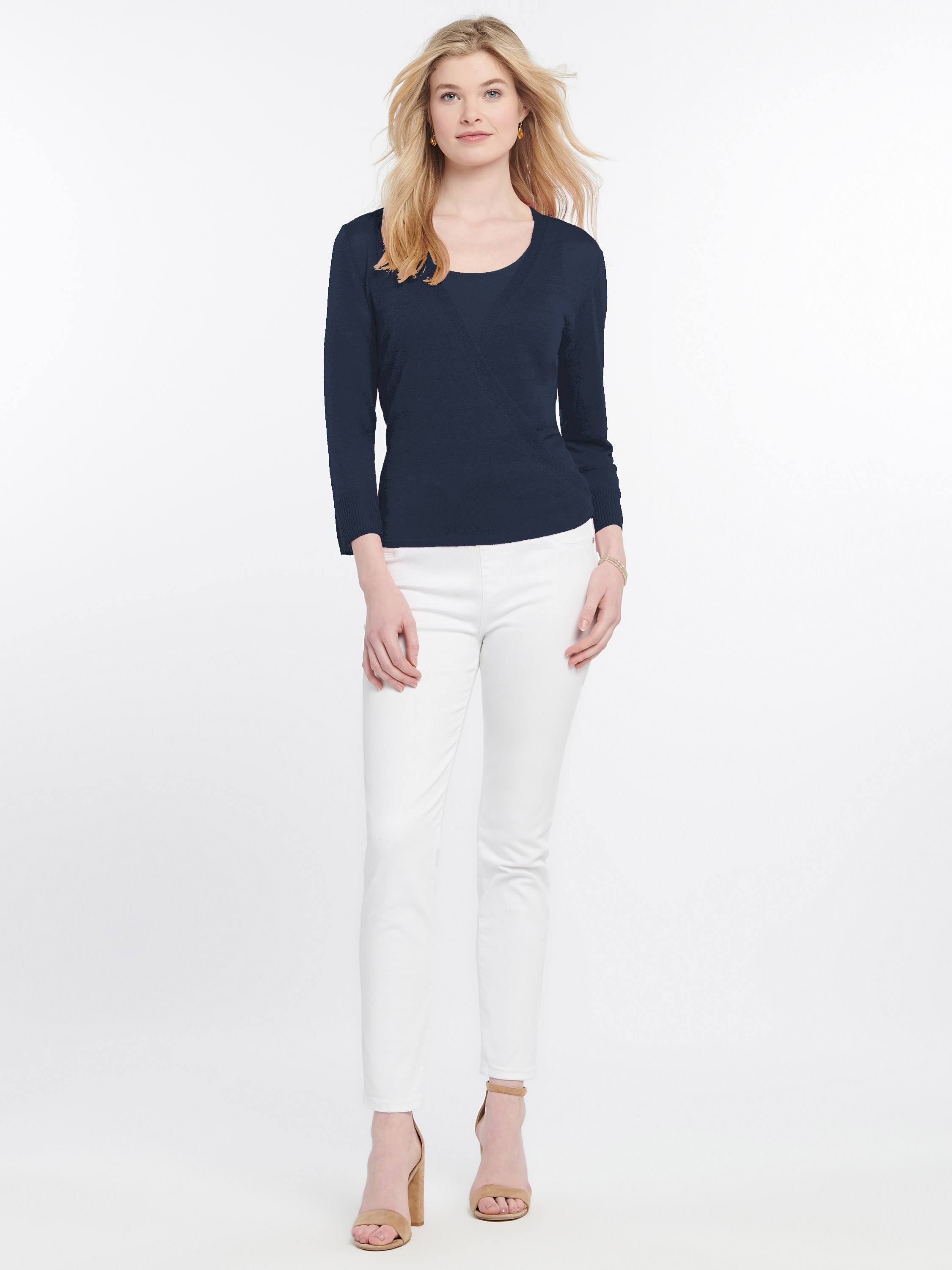 Dark Indigo 4-Way Cardigan U302850