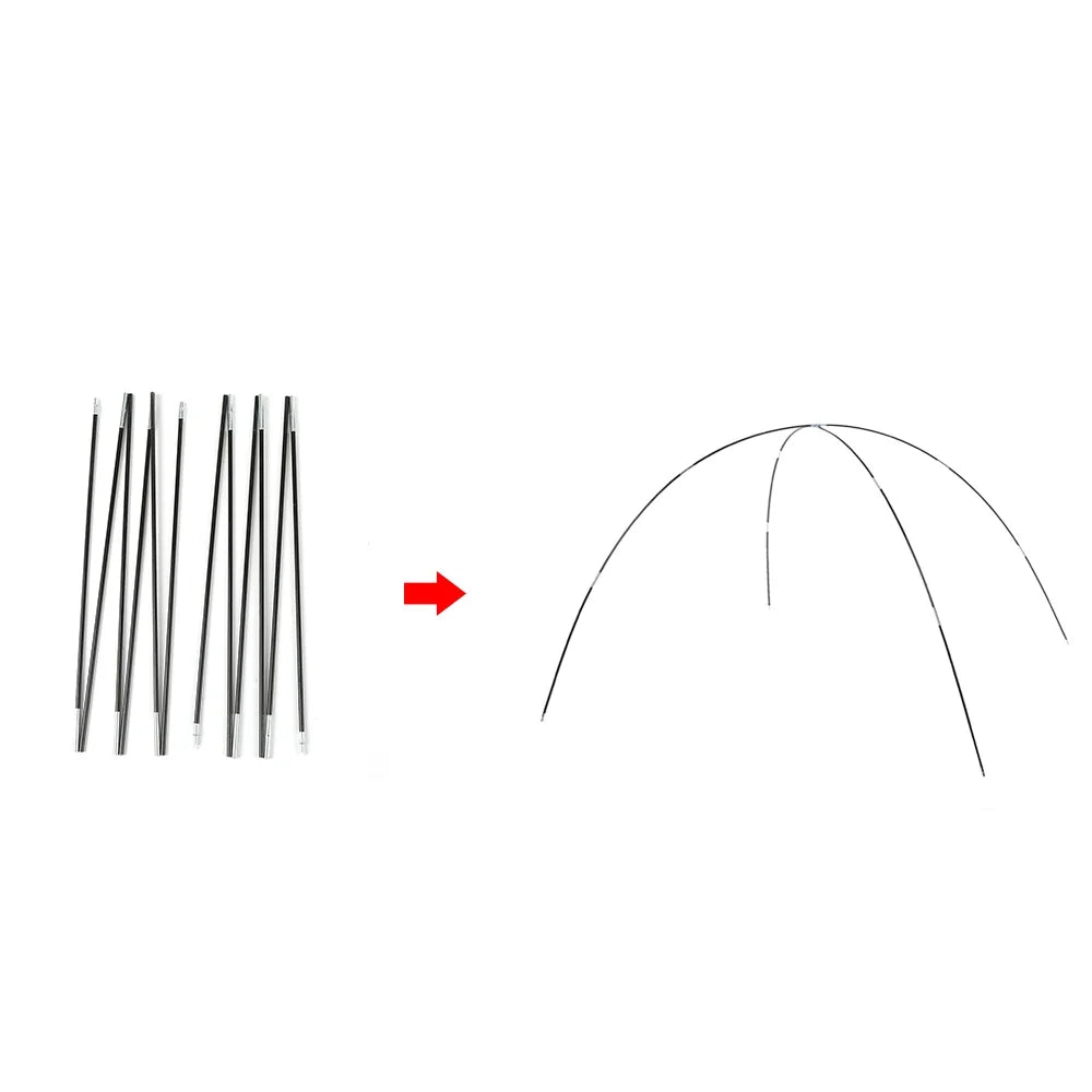 Collapsible Tent Pole Rod Kit I461581