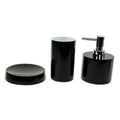 Black Bathroom Accessory Set Q22560