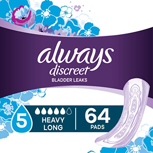 Heavy Absorbency Incontinence Pads for Women, 144 Count A49869