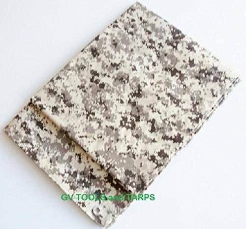 20 x 40 Desert Camo Poly Tarp with Grommets S68702
