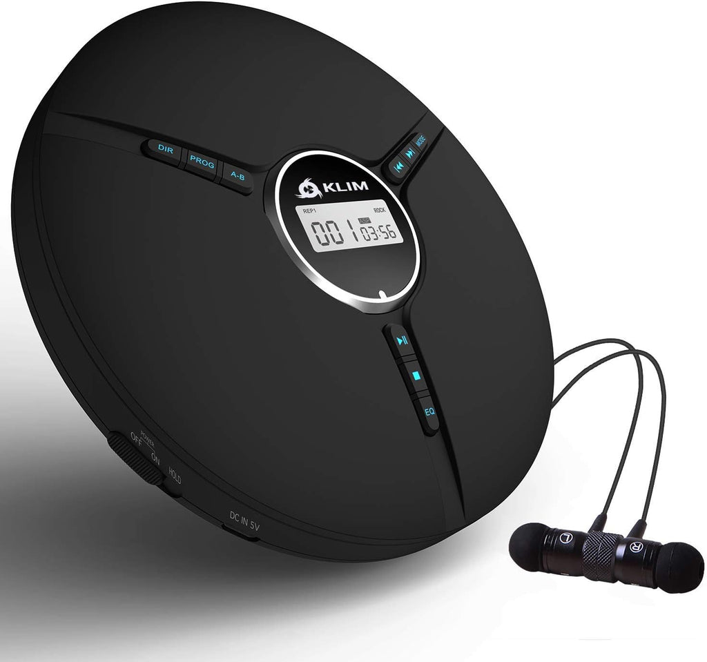 Portable CD Player with Built-in Battery, Earphones, White A58461