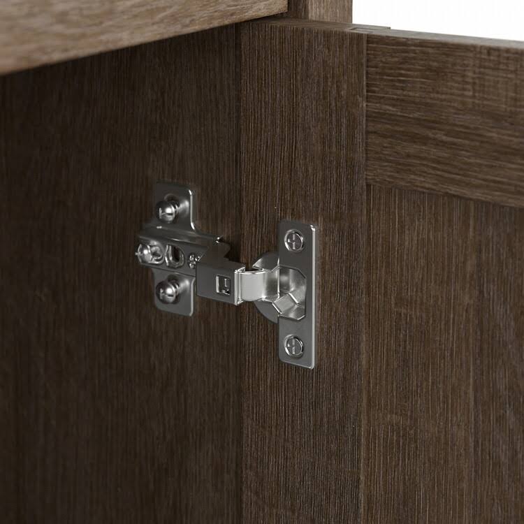 Brown Bathroom Storage Cabinet with Doors S558