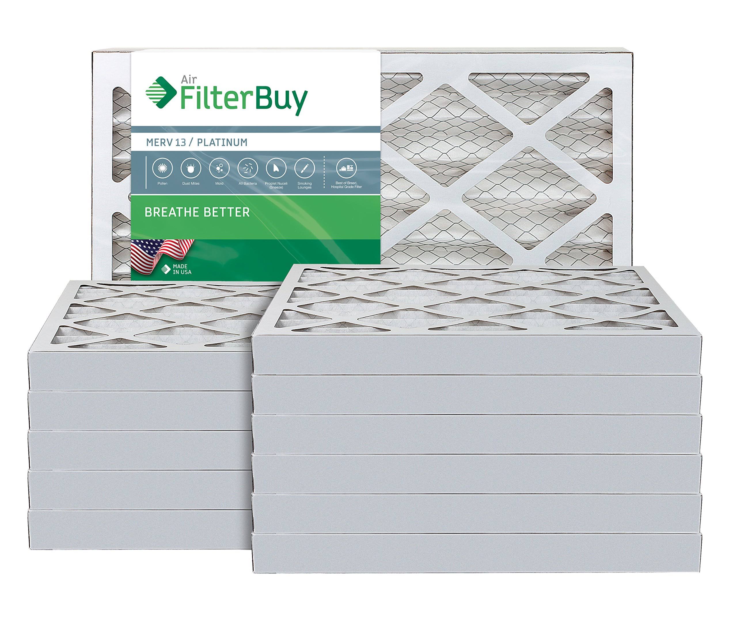 MERV 13 18x25x2 Pleated AC Furnace Air Filter, Pack of 12 I652