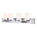 4-Light Brushed Pewter Bath Light L9385