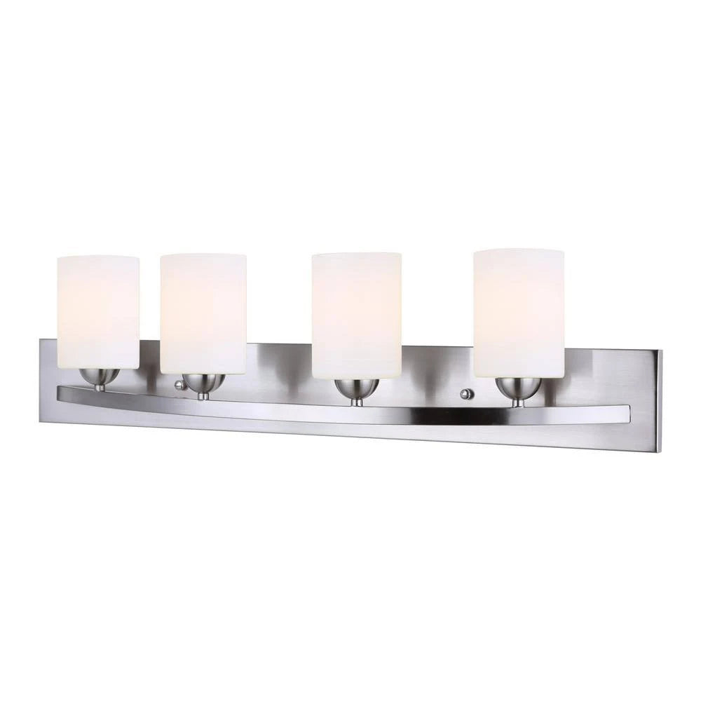 4-Light Brushed Pewter Bath Light L9385