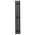 Brown 71x22 H x 12x22 W Board and Batten Shutter D3977
