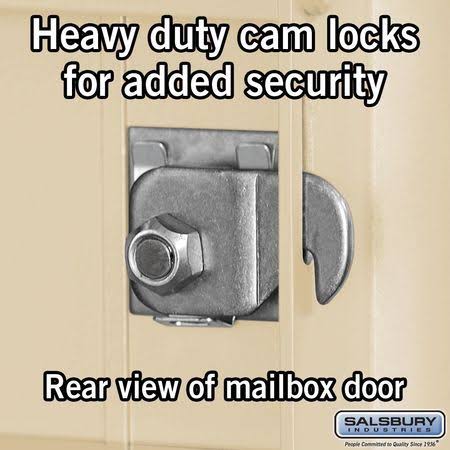 4C Horizontal Mailbox, Sandstone V69870