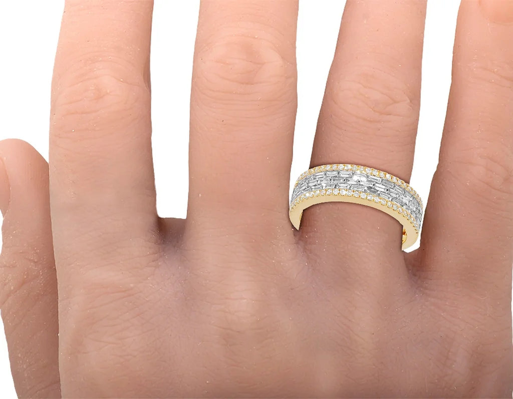 1.2CT Diamond Ring 14k Yellow Gold S52156