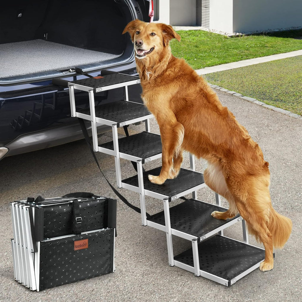 Folding Dog Ramp with Nonslip Surface N652