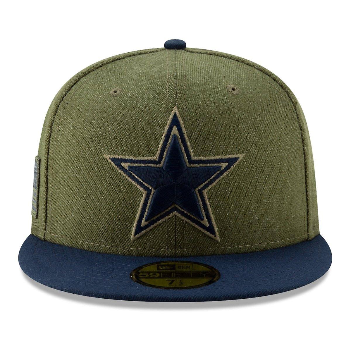 Olive Dallas Cowboys Cap 7 5/8 A37019