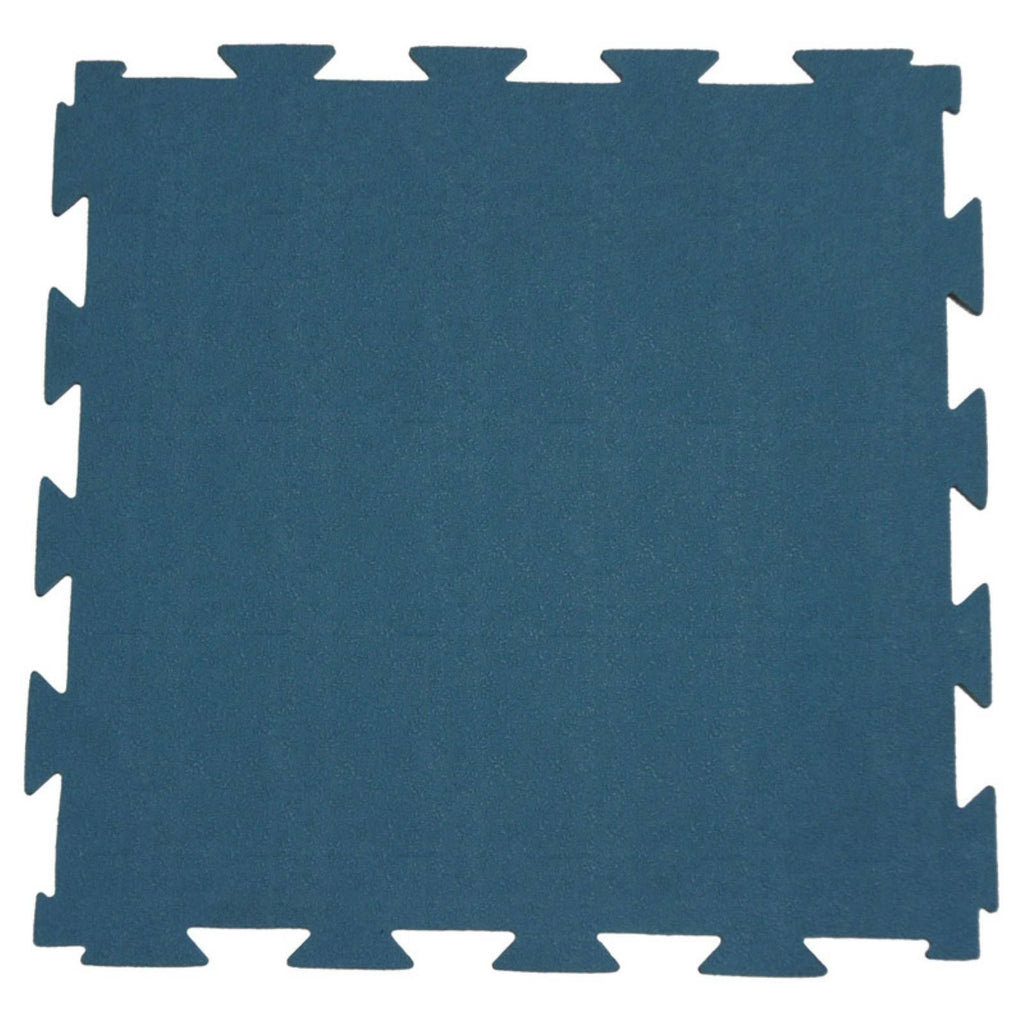 Blue Interlocking Rubber Flooring Tiles Z146070