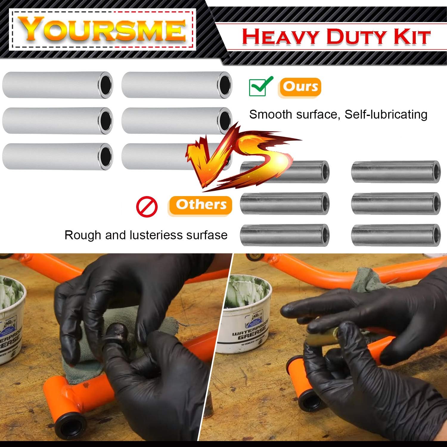 HDPE A Arm Bushing Kit 46 Pieces I172
