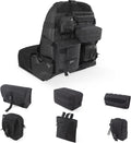 Tactical Car Seat Back Organizer with 6 Detachable Pockets Pack of 2 I581180
