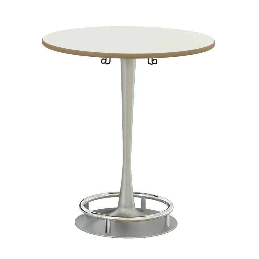 White & Silver Collision Table A2350