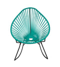 Black/Turquoise Rocker Chair J176944