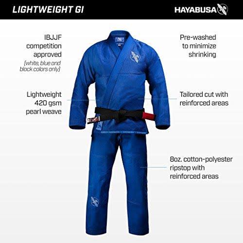 Black Lightweight Jiu Jitsu Gi F60320