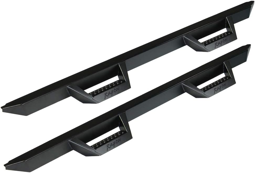 Black Textured Drop Steps Running Boards Q71561