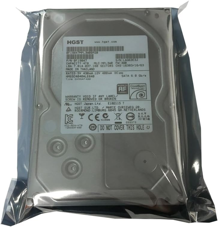 4TB 64MB Cache SATA 6.0Gb/s 3.5in Enterprise Hard Drive (Renewed) Pack of 2 T976640