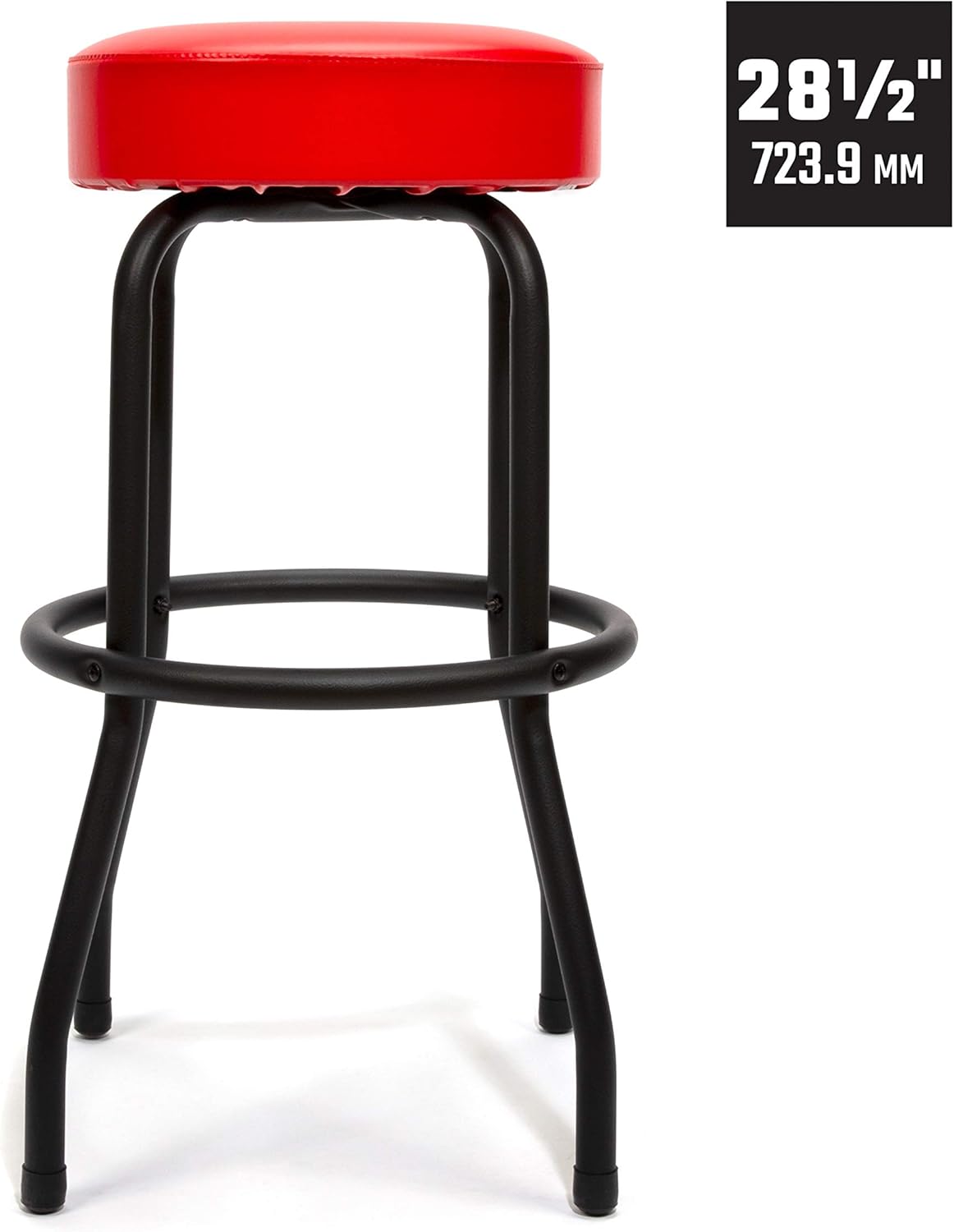 Fixed Height Work Shop Stool, 28.5-inches Tall, Vinyl Seat X979