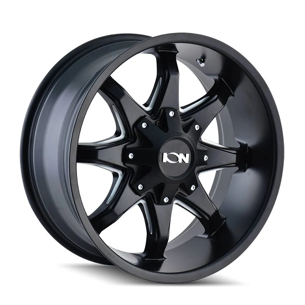 Satin Black 17x9 Milled Spokes Wheel M603875