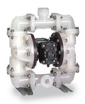 Air-Powered Double-Diaphragm PP Pump, Santoprene, 4 GPM F110848