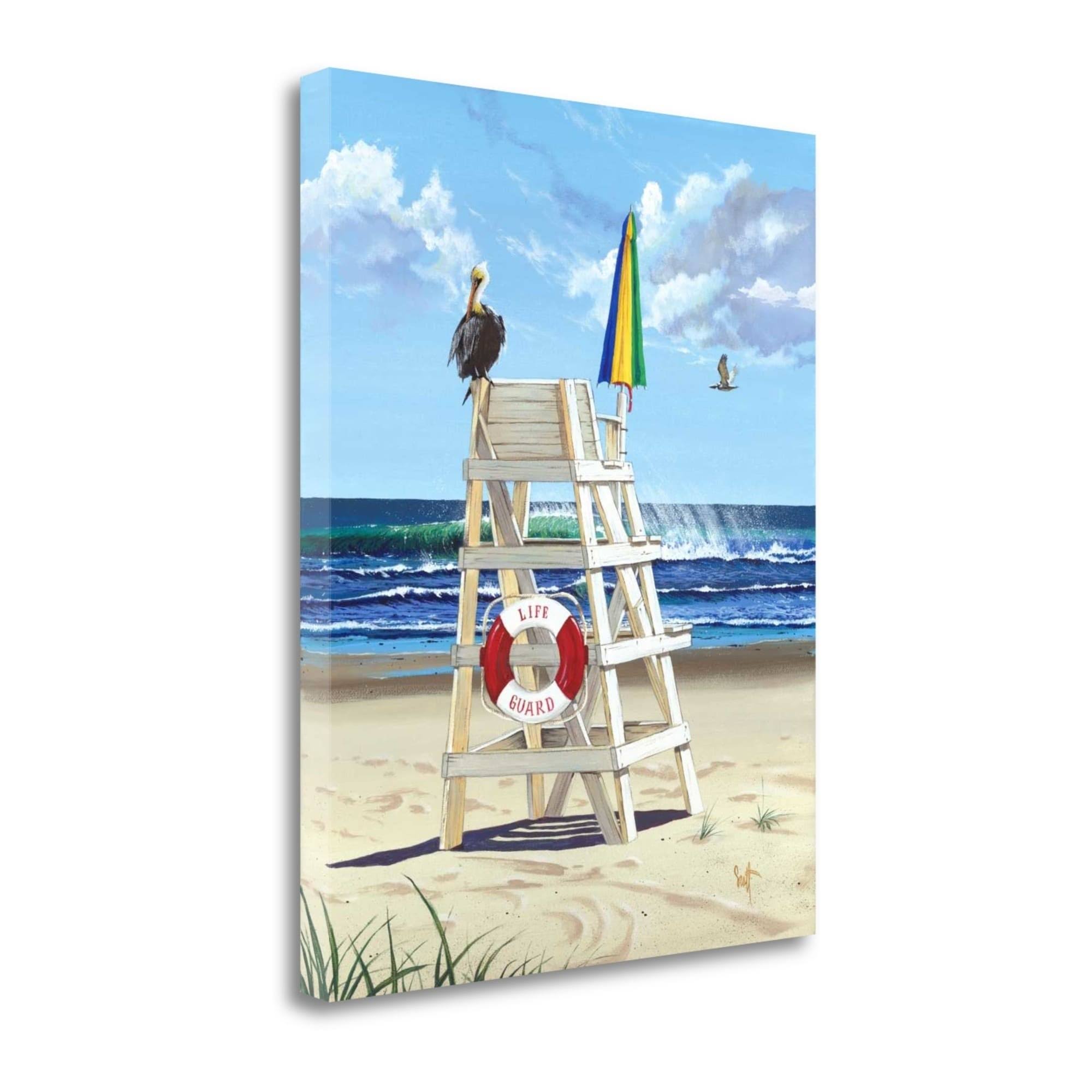 Pelican Perch Fine Art Giclee Print L515